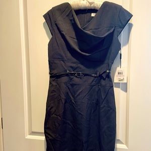 Calvin Klein gray dress.